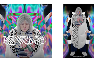 create 3d art design for your spotify canvas