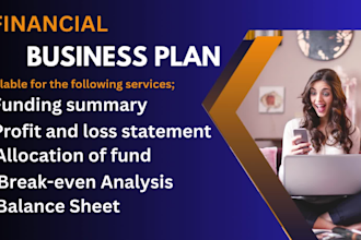 do financial business plan, business plan financials, financial plan