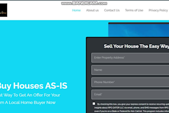 create a website for 10dlc SMS compliance