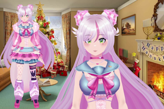 make 3d vroid models for vtubers and vstreamers