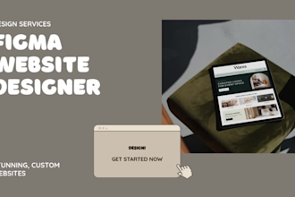 do figma design and website design