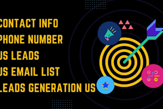 generate contact info phone number us leads, telemarketing, salesperson