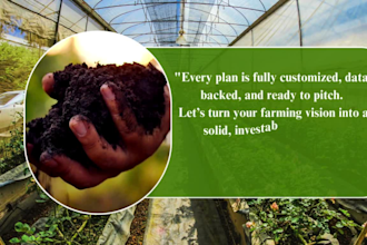 create agribusiness plans and feasibility studies