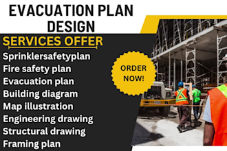 design evacuation plan for your building fire safety plan mep city permit