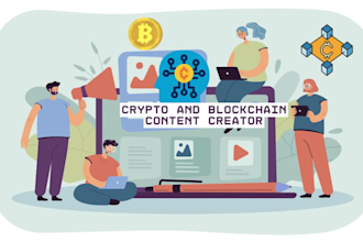 be your crypto and blockchain content creator