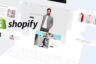 develop shopify ecommerce websites and corporate websites
