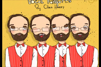 sing your name or short message in 4 part harmony