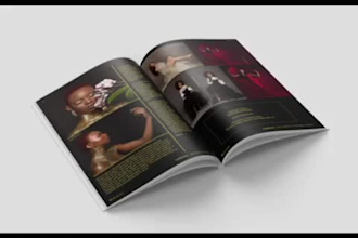 design book cover, catalog, booklet, magazine, ebook, company profile