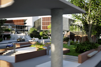 3d architectural renders with cinematic animations in d5