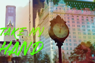create an artistic lyric music video with stock footage