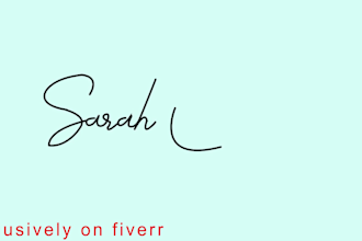 do awesome handwritten signature animation in 24 hours
