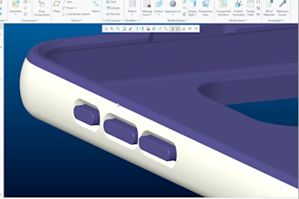 do reverse engineering, phone case, earbuds case model