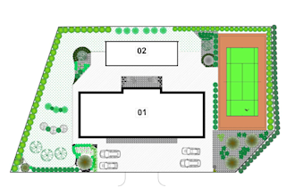 create a landscape site plans for your front yard, backyard