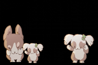 animate a character to be used as stickers or emoji for you