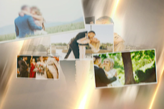 do awesome wedding video editing, photo slides show