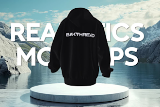 do 3d clothing mockup animation of your hoodie with fast deliver