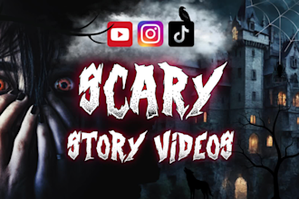 create scary story video for youtube