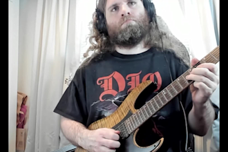 record a synthwave guitar solo for your song