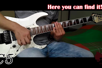 record cover or backing track for any song