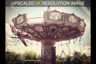 improve and upscale your image or video to higher resolution