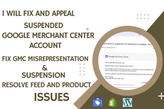 fix gmc misrepresentation gtin product issues google merchant center suspension