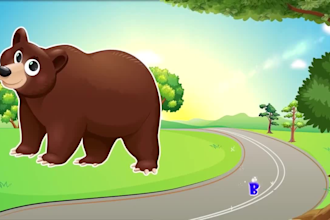 setup  2d learning kids animation videos for youtube channel