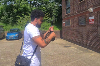 create street interviews in london city for you