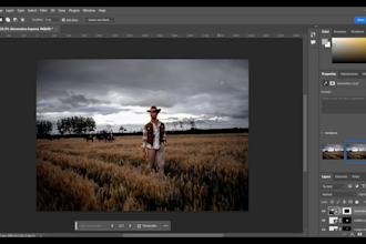 do picture manipulation with photoshop ai generative fill