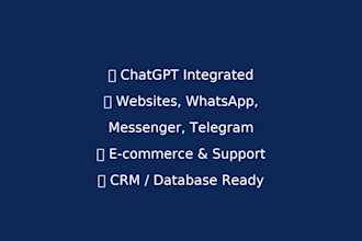 develop chatgpt chatbot for websites and apps