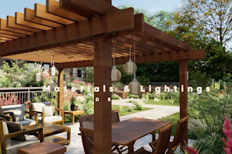 design landscape, garden, patio, backyard, frontyard