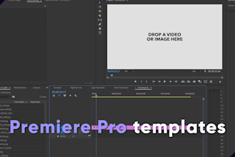 create after effects, premiere pro, mogrt template from scratch