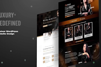 design wordpress website with divi, astra or elementor pro