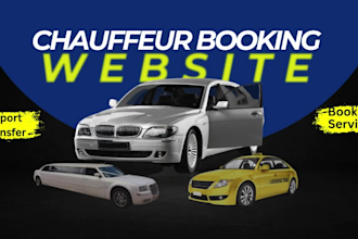 develop responsive chauffeur, limousine and taxi booking website with wordpress