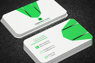 design luxury business card or visiting card