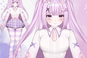 create live2d vtuber model vtuber rigging furry anime live2d face rig