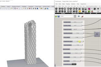 create 3d models in rhino and grasshopper for your project