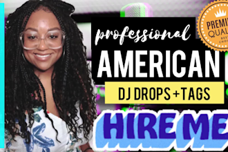 deliver high quality radio or dj drops