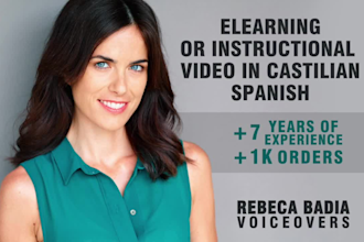 record your elearning  in castilian spanish