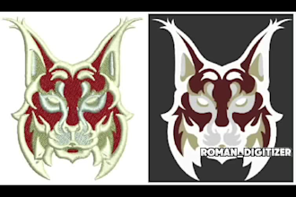 do embroidery digitizing for your design, emb dst pes png jpg
