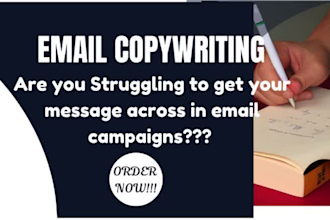 write SEO optimized email copy for your campaigns, website content, newsletter