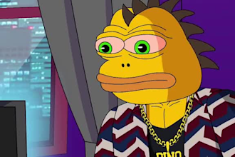 create meme coin animation, defi meme animation, crypto meme 2d animation, ig, x
