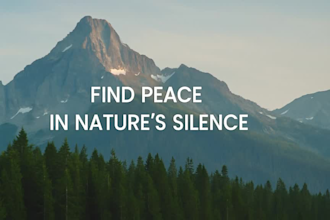 nfaceless tiktok reels video with nature and music