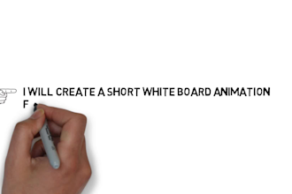 create a short white board animation for birthday wishes