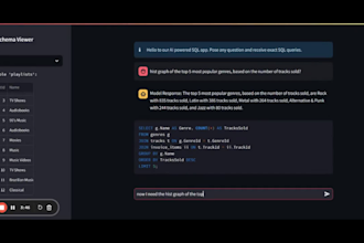 create a streamlit app to transform queries into sql with ai