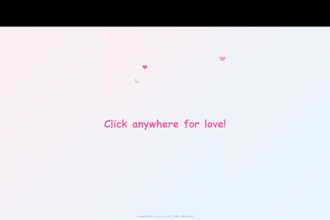 vibe code a very cute but useless program you can open with your browser