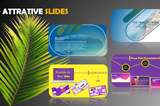 design creative and custom modern power point presentation