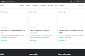 je vais développer un site web pro responsive, rapide et moderne