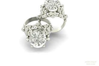 do professional 3d jewelry design and rendering