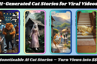 craft cute and creative ai cat stories with a magical touch