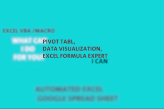 do automated excel spreadsheet  with excel formula and excel expert